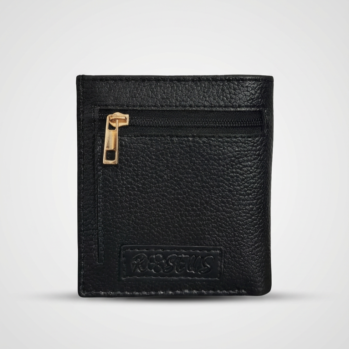 Urban Black Textured Leather Wallet